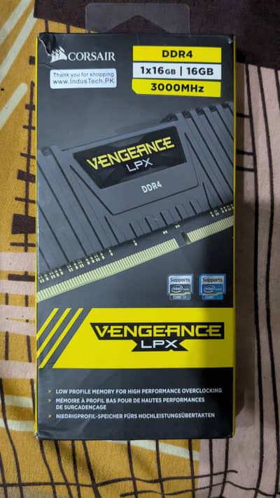 Corsair vengeance LPX DDR4 1x16 | 16 GB  3000MHz