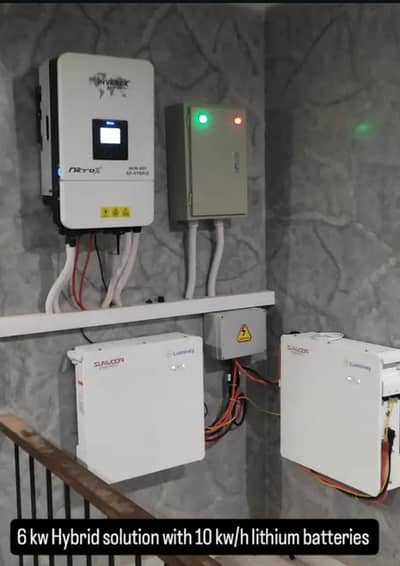 solar installation solar inverter repairing elevated structure