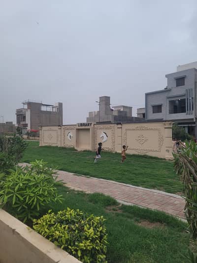 80-Yard West Open Plot L-963 For Sale Gold Block North Town Residency Phase 1 Near 4K Chorangi.
