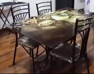just dinning table not chairs  inculcate