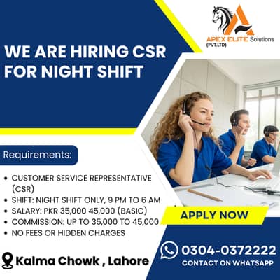 Call Center Jobs || CSR Required || Salary + Commission || Female Job
