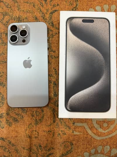 15 pro max 256GB Physical dual sim