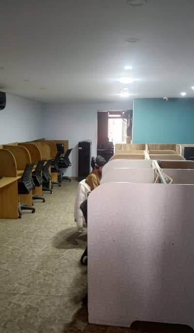 Semi Furnished Office Commercial Zone  Main Approach Cavalry Ground Centt Lahore . Demand 125000