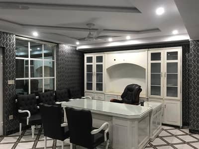 Furnished Office for Rent in Johar Town for Visa Consultancy, Company Office, Study Abroad, Other Setup as You Want