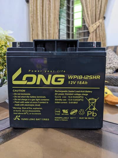 dry battery 12v 18ah