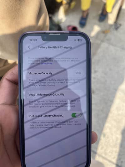 iPhone 13 jv 128  with box and charger