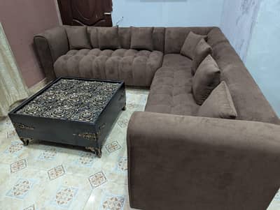 home used furniture| L shape sofa set