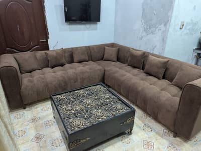 home used furniture| L shape sofa set