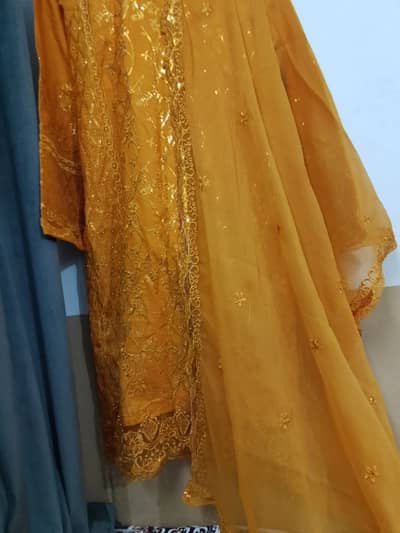 3 piece fully embroidered dress