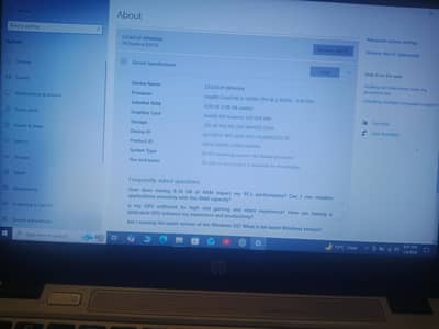 Hp 820 G3  everything is ok good battery timing