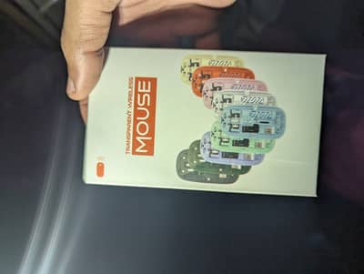 Transparent Mouse Dual Dongle + Bluetooth