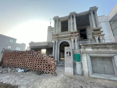 13.5 MARLA GRAY STRUCTURE HOUSE WITH FULL BASEMENT AVAILABLE FOR SALE IN PHASE ONE BAHRIA ORCHARD