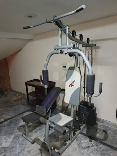 Oxygen multi gym home station butterfly lat pull down rowing bench rod