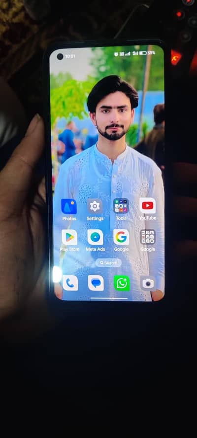 oppo f19 with box and charger