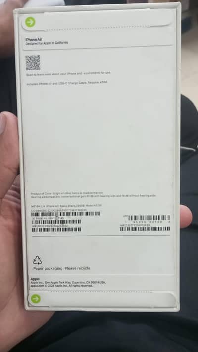 IPHONE AIR BOX PACK - JUST BOX OPEN  UNBOXING  AND FULL BOX