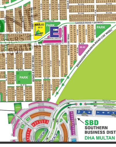 Spacious 1 Kanal Plot Build Your Luxurious Lifestyle Plot Sector N in DHA MULTAN PHASE- 1