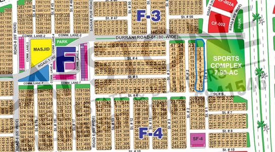 Spacious 1 Kanal Plot Build Your Luxurious Lifestyle park facing Plot Sector f in DHA MULTAN PHASE- 1