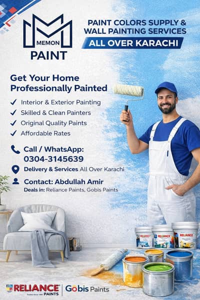 Professional House Painting  in Karachi