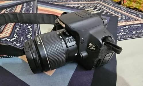 Canon 700D Dslr Camera with 18 55 lens