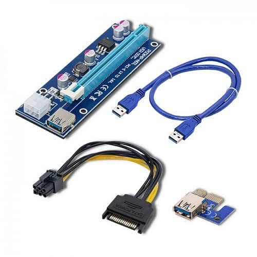 PCI E riser for external graphics card 0