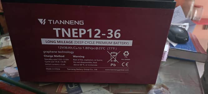 12V 36Ah Graphene Battery For Sale Description: TIANNENG