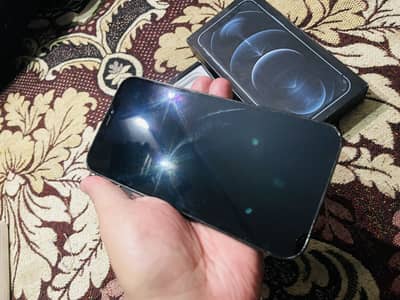 Iphone 12 pro Max Sealed PTA approved 84 Health Complete Box
