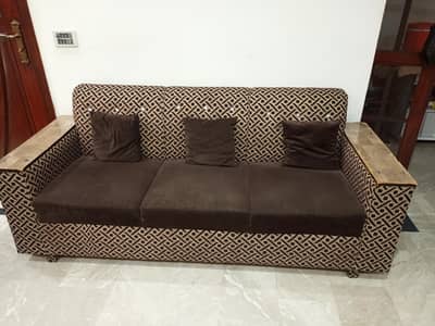 wooden sofa set