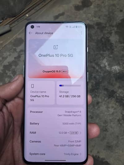 one plus 10 pro 12 256 pta Approved