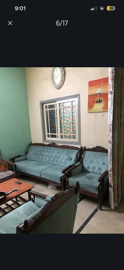 Sheesham wood 5 seater sofa set