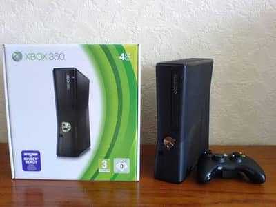 Xbox 360 Slim & 2 original Controller & 100 Games ps3/ps4/ps5/xbox one