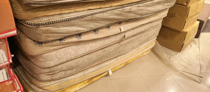 USED SPRING AND FOAM MATTRESS