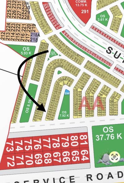 5th Ballot AA Block 5 Marla Plot For Sale