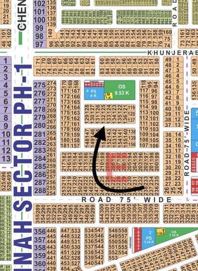 LDA City Lahore Block E 1 Kanal Residential Plot For Sale