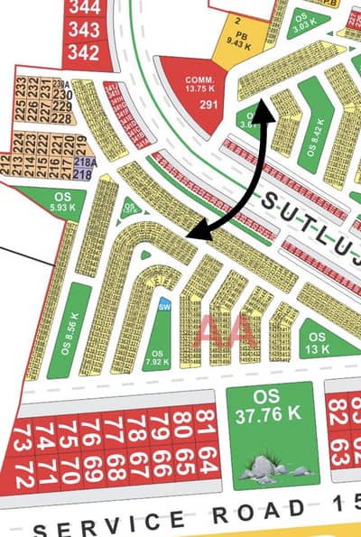 5 Marla Hot Location Plot For Sale AA Block | LDA City Lahore