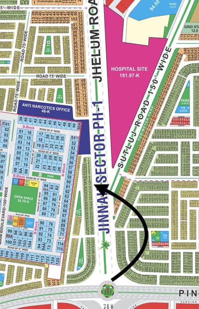 Block Q 10 Marla at 300ft Jhelum road plot available lda city