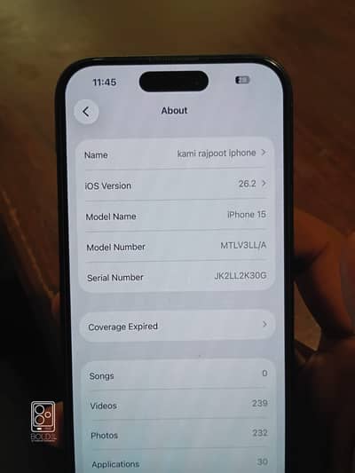 Iphone 15 black 128 Gb