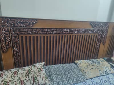 Modern bedset with side tables and dressing ( mattress not included)