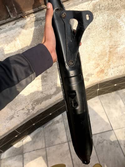 70 cc bike sounds silencer for sale hai aor dual side cover free hai