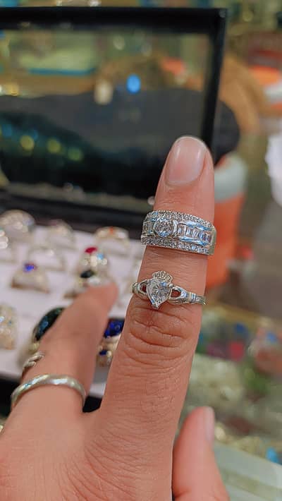 Chandi Ki ring bracelet stone jans ring ladies ring