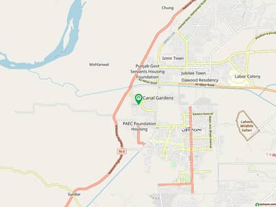 1 Kanal Plot for sale in Sukh Chayn Gardens Lahore