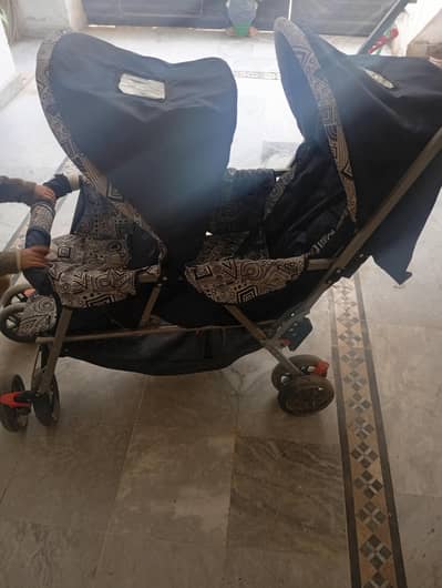 twin baby pram