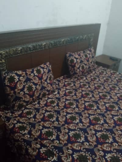 king Bed and said table's