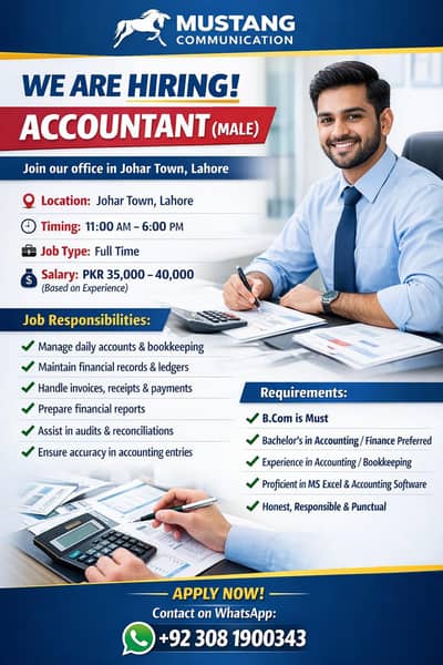 Accountant Jobs. we are hiring accountant