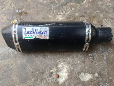 Leo vince imported heavy bike exhaust silencer