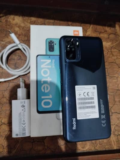 Redmi Note 10 4+2 / 128 With Complete Original Box