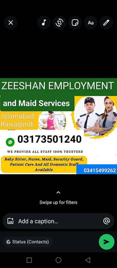 cook maid aya babysittr