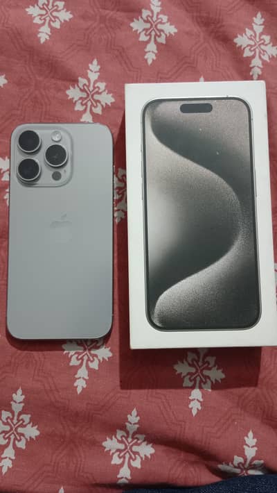 Iphone 15 pro 256 JV Natural titanium 10/10