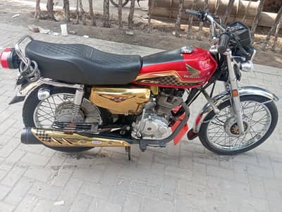 Honda CG 125 Red ( Gold Edition)