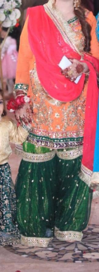 mehndi dress