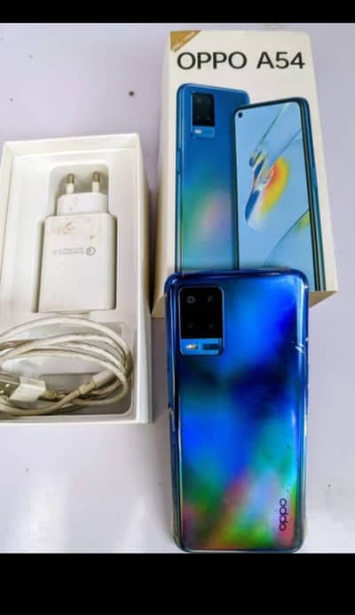 OPPO A54 for sale in excellent condition. It comes with 4GB RAM and 12